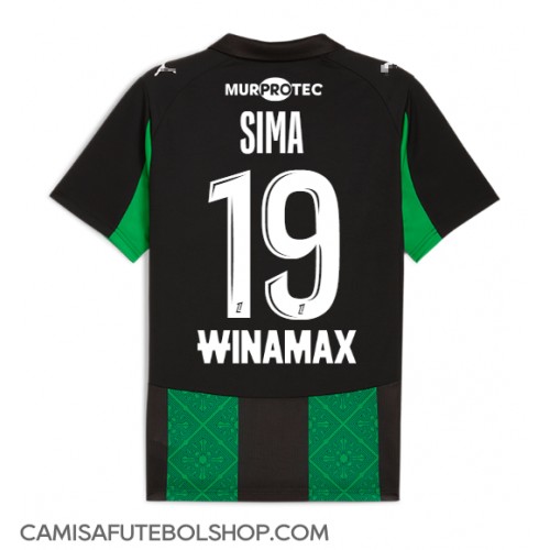 Camisa de time de futebol RC Lens Abdallah Sima #19 Replicas 2º Equipamento 2025-26 Manga Curta Camisa de time de futebol RC Lens Abdallah Sima #19 Replicas 2º Equipamento 2025-26 Manga Curta